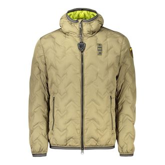 Blauer Verde Polyester Mens Mens Jacket