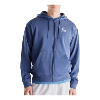 New Balance x Shohei Logo French Terry Full Zip Hoodie Asia Sizing Vintage Indigo MT62Q6C7VTI