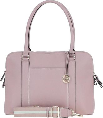 Ashwood Leather Womens Cuore di Cuoio 3 Section Large Handbag - Rose - One Size