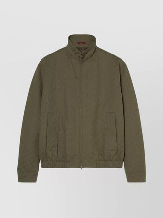 Gucci gg canvas bomber jacket