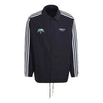 adidas originals Sports Long Sleeves Jacket Black HF4895