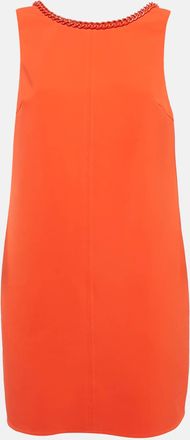 Elisabetta Franchi 20Th Anniversary Orange Crepe Shift Dress