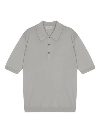 John Smedley cotton polo shirt - Grey