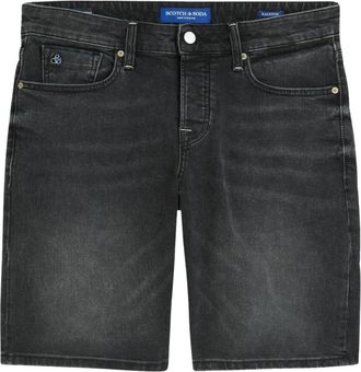 Scotch & Soda Heren, Korte broeken, Zwart, Maat: W30 Denim
