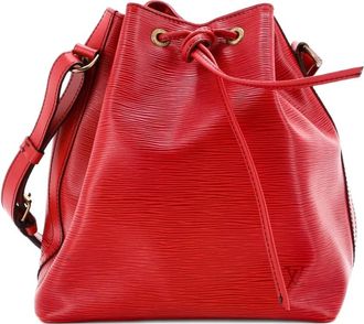 Louis Vuitton Petit Noe Handbag Epi Leather bucket bag - Rood
