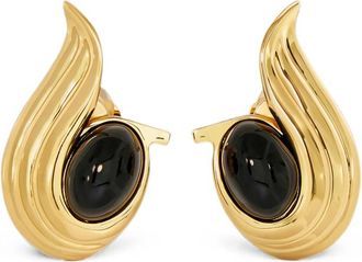 Ferragamo Earrings With Gems