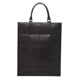 Louis Vuitton Pre-owned Tote Bags, female, Black, Size: ONE SIZE Pre-owned Epi stretch silver fizz handbag
