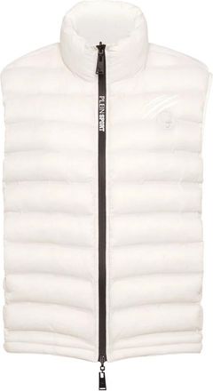 Plein Sport Fitness, Dames, Beige, S, Nylon, Scratch Padded Vest