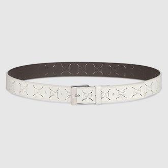 Gucci Belt With Squared Buckle, Leather