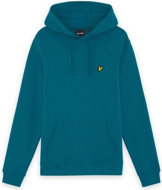 Lyle & Scott Hoodies & sweatvesten, Heren, Blauw, M, Katoen, Pullover Hoodie