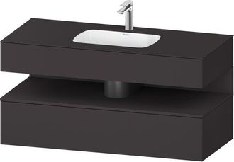 Duravit Qatego Lavabo Encastrado Con Base De Lavabo Consola, - Duravit