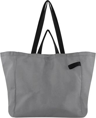 Generic Rock Gray pattern Reusable Canvas Tote Bag, Heavy Duty Grocery Shopping Bag with Large Capacity Double Handles Hard Bottom Work Groceries Travel