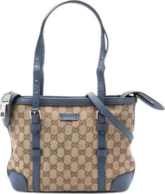 Gucci Pre-owned Handbags, female, Brown, Size: ONE SIZE Pre-owned Satchel