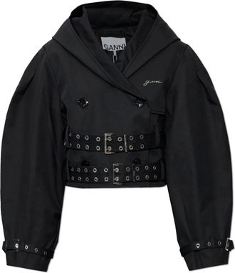 Ganni Donna, Giacche, Nero, M, new