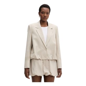 Isabelle Blanche Mujer, Chaquetas, Beige, Talla: L
