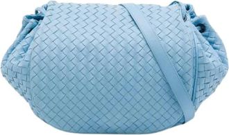 Bottega Veneta Bolso Cruzado Pre-owned de Cuero Nappa Tejido - Pre-owned - Mujer - Azul - ONE SIZE