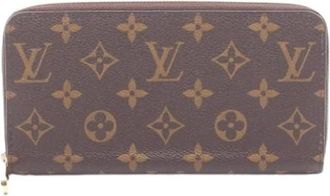 Louis Vuitton Pre-owned Wallets, female, Brown, Size: ONE SIZE Pre-owned Long wallet (bi-fold)