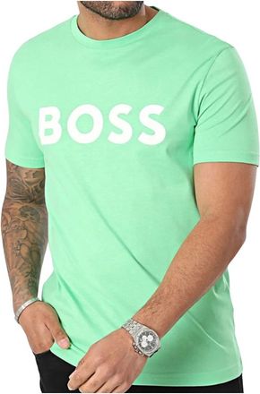 HUGO BOSS Uomo, Top, Verde, L, new