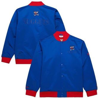 Mitchell & Ness Mens Mitchell & Ness Royal Denver Nuggets Hardwood Classics Team OG 3.0 Lightweight Satin Full-Snap Jacket at Nordstrom, Size Medium