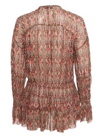 Iro Shirt met print - Rood