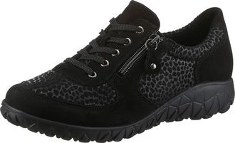 Waldl&auml;ufer Schn&uuml;rschuh WALDL&Auml;UFER HAVY-Soft, Damen, Gr. 4,5 (37,5), schwarz, Nubukleder, Textil, Schuhe Schn&uuml;rschuh, Freizeitschuh, Halbschuh, Komfortschuh mit R