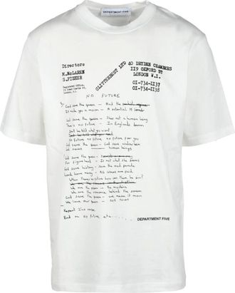 Department Five Department Five, Tops, Heren, Wit, M, Katoen, Tshirt