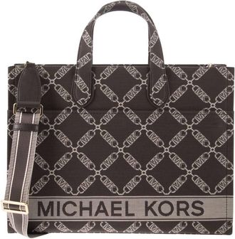 Michael Kors Michael Michael Kors Gigi Large Empire Logo Jacquard Tote Bag
