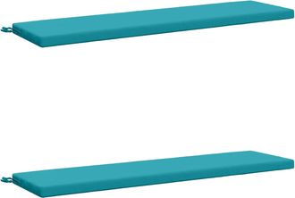 vidaXL Cojines Para Banco De 2 Piezas Soest 2 Uds. 100% Poli&eacute;ster Vidaxl