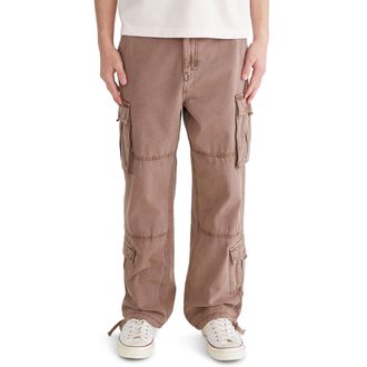 A&eacute;ropostale Aeropostale Mens Baggy Cargo Pants Casual, Pine Bark, Medium