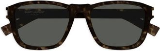 Saint Laurent Eyewear Occhiali da sole squadrati - Marrone