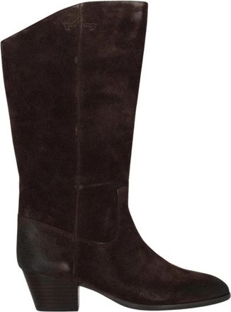 Ash Freedom Dark Texan Boot - Dames - Cowboylaarzen - Bruin - 39 EU - Leer - Schoenen