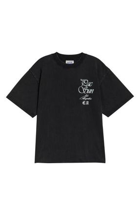PacSun Cyber Hand Cotton Graphic T-Shirt in Washed Black at Nordstrom, Size X-Large