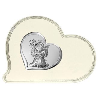 OEM Imagen De Un &Aacute;ngel De La Guarda, Plateada, Moderna, Encima De La Cama, Con Grabado, 16x12 Tama&ntilde;o: 16,1x12cm C&oacute;digo: Bc6630f/1