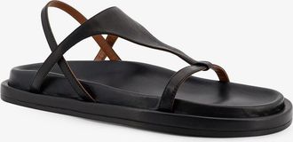 ATP Atelier Womens Leather Sandals Ultimo Black