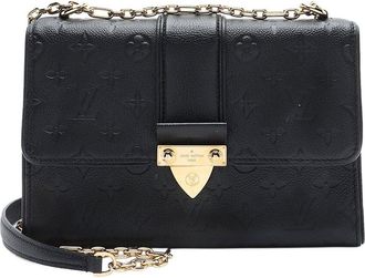 Louis Vuitton Black Monogram Empreinte Saint Sulpice Pm (Authentic Pre-Loved)