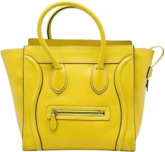 Celine Borsa Celine Pre-owned Mini Luggage Tote - - Pre-owned - Donna - Giallo - ONE SIZE