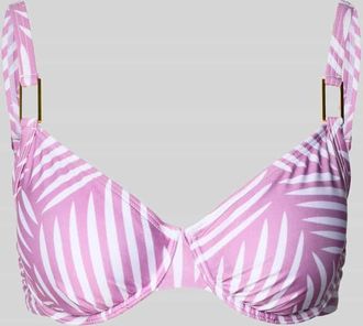 Lascana PLUS SIZE Bikini-Oberteil mit B&uuml;geln Modell Liv in Violett, Gr&ouml;&szlig;e 38C