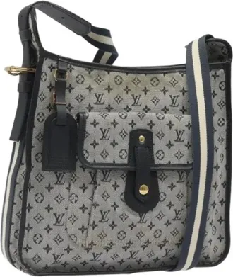 Louis Vuitton Pre-owned Cross Body Bags, female, Blue, Size: ONE SIZE Pre-owned Vintage Monogram Mini Shoulder Bag