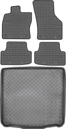 OEM Volkswagen Golf Vii Kombi De 2012 A 2020. Juego De Alfombrillas De Goma Para Coche Y Maletero