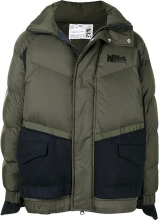 Nike Tweekleurig jack - Bruin