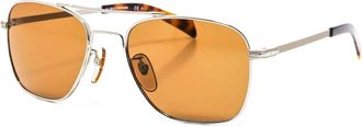 Eyewear by David Beckham Klassieke vierkante metalen zonnebril - Heren - Zonnebrillen - Grijs - ONE Size - Accessoires