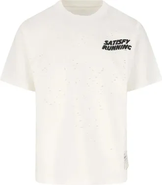 SATISFY Perforated Logo T-shirt