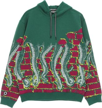 Octopus Lichtgewicht hoodie heren sweatshirt - Heren - Hoodies - Veelkleurig - S - Katoen - Hoodies & sweatvesten