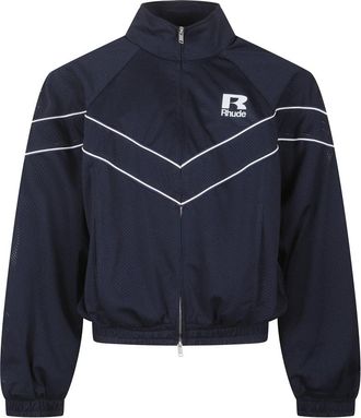 Rhude Jassen, Heren, Blauw, S, Logo-print Jacket