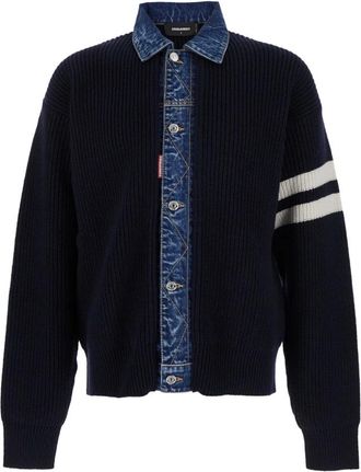 Dsquared2 Uomo, Maglie, Blu, L, new