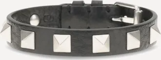 Valentino Garavani Rockstud leather Bracelet Male UNI
