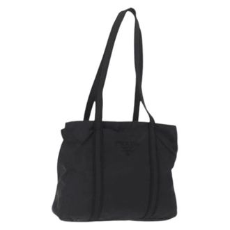 Prada Pre-owned Nylon Tote Bag - Dames - Vintage Shopper - Zwart - ONE Size - Nylon - Vintage