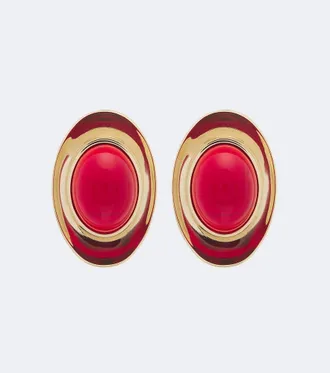 Givenchy Sculpted Gem embellished stud earrings