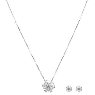 Swarovski Idyllia E Set Set Of 2 Rhodium Shiny White