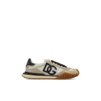 Dolce & Gabbana Sneakers, male, Beige, Size: 10 1/2 US Logo Sport Shoes